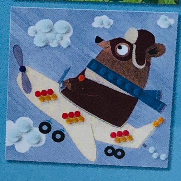 New Sealed Djeco Handcraft PomPom Picture Animals & Their Transport vehicles 3-6 - Picture 13 of 15